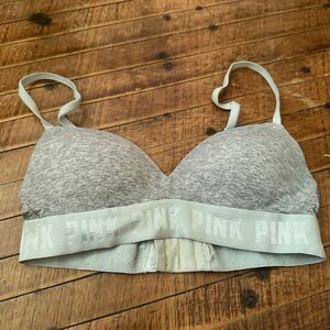 Victoria’s Secret gray padded S wireless yoga sports bra